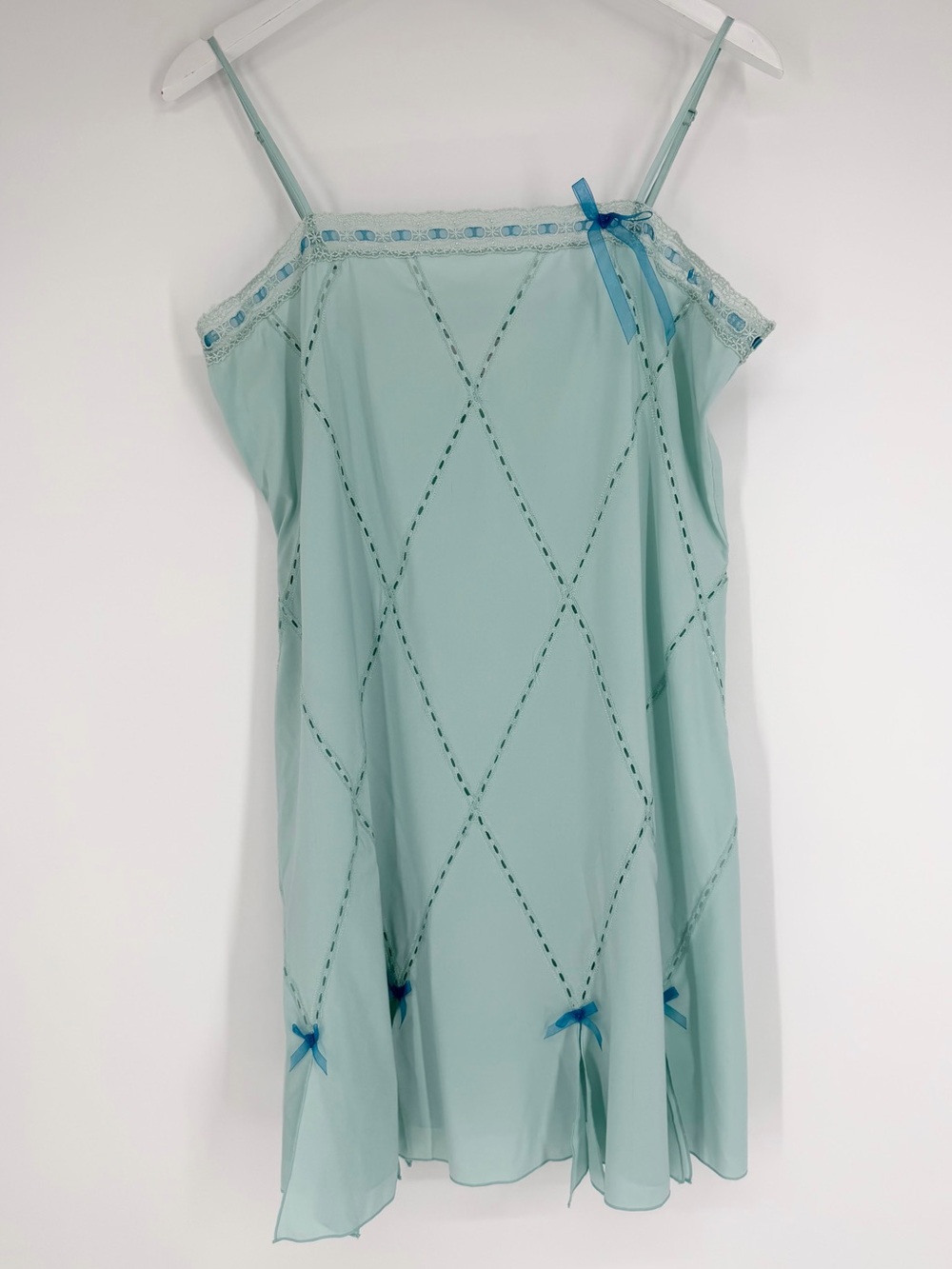 Vintage Victoria’s Secret Angels Slip Dress Blue
